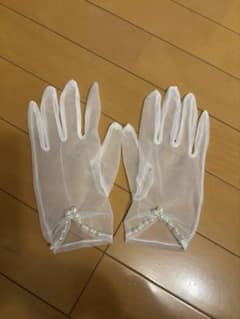 ウェディンググローブ ショート パールのサムネイル
