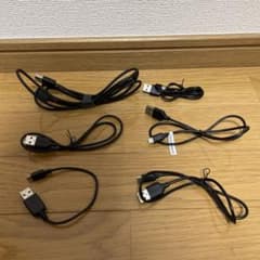 ✨USB-A Micro USB ケーブル 6本セットブラック　個別売り可のサムネイル