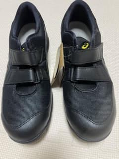 ASICS ブラック 安全靴 ベルクロ アシックス 安全靴 ベルクロ ブラック - メルカリ