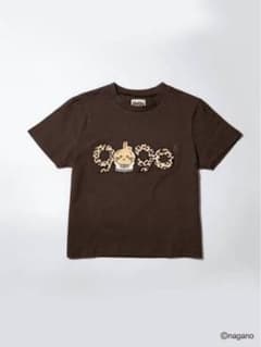 9090 × ちいかわ ギャル Tシャツ ブラウン - メルカリ