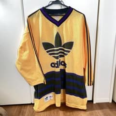  アディダス 90s 日本製 メッシュ ホッケーシャツ 古着 adidas originals L メッシュ ホッケーシャツ デサント製 - メルカリ