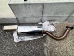 美品　NISSAN Sports Muffler ニスモマフラー　k11 z10 美品 NISSAN Sports Muffler ニスモマフラー k11 z10 - メルカリ