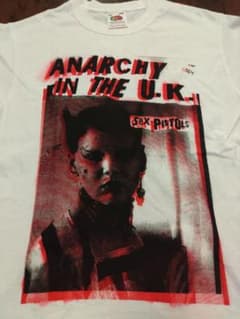セックス・ピストルズ anarchy in the u.k. Tシャツ 白 古着 - メルカリ