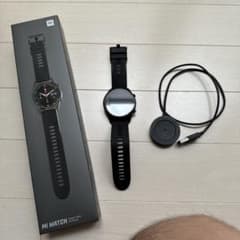Xiaomi Mi Watch スマートウォッチ　ブラック  充電器付きのサムネイル
