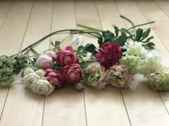 東京堂 アーティフィシャルフラワー ・ピンク系・ラナンキュラスのサムネイル
