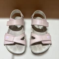 Armani キッズ サンダル ピンク ハートモチーフ　19.5cmのサムネイル