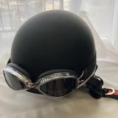 【中古】ゴーグル付きハーフヘルメットのサムネイル