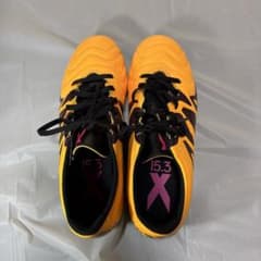 adidas サッカースパイク X 15.3 オレンジ ブラックのサムネイル