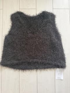 Aletta Vita ニットベスト シャギー Mサイズのサムネイル