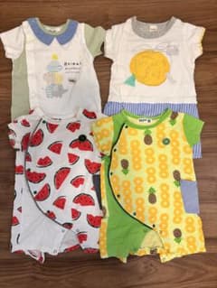 ベビー ロンパース 4枚セット 70サイズのサムネイル