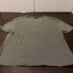 ZARAオリーブグリーン クルーネック Tシャツのサムネイル