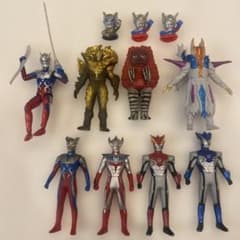 ウルトラマンフィギュア ソフビ　怪獣　まとめ売りのサムネイル