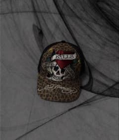 Ed Hardy キャップ レオパード ヒョウ柄 y2k 00s swag Ed Hardy キャップ レオパード ヒョウ柄 y2k 00s swag - メルカリ