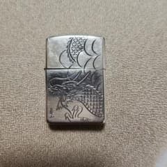 【純銀】zippo スターリング　春山　手彫り　2011　龍のサムネイル