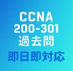 【7月最新即日対応！】CCNA 問題集+解答のサムネイル