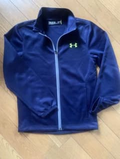 Under Armour ネイビー フルジップジャージ YSMのサムネイル