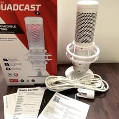 HyperX QuadCast S ホワイト マイク コンデンサーマイクのサムネイル