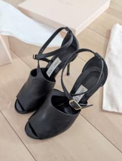 Jimmy Choo ブラック ハイヒール 36.5 - メルカリ