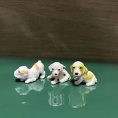 ミニチュア 犬 フィギュア 3体セットのサムネイル