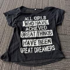 キッズ用tシャツ150cmブラックのサムネイル