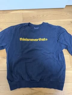thisisneverthat ネイビー ロゴスウェットのサムネイル