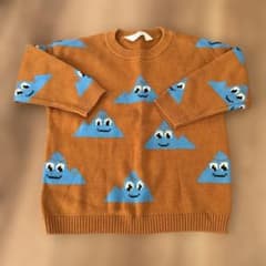 H&M キャラクター総柄ニット セーター 100cmのサムネイル