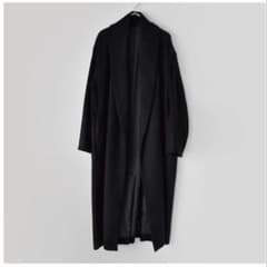 【新品】WIRROW Wool cashmere robe coat ブラック 新品】WIRROW Wool cashmere robe coat ブラック - メルカリ