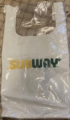 SUBWAY エコバッグ ホワイトのサムネイル