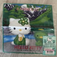 レア】ご当地 キティ カッパ 長野 上高地 限定 タオル ハンカチ