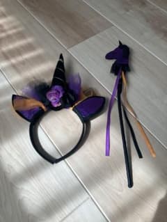 ハロウィンkidsユニコーン カチューシャ スティックセット フライングタイガー