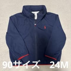 ラルフローレン　ポロ　パーカー　90 24M 美品　フード付き　ジャケットのサムネイル