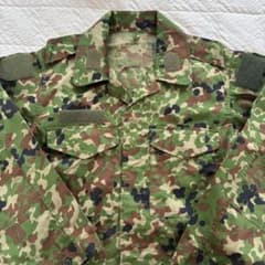 生産終了 PX品 陸上自衛隊 迷彩服 防暑3型 麻混リップストップ
