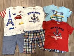 ミキハウス　夏物　90〜100  まとめ売りのサムネイル