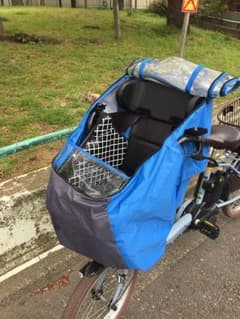 ゆうきんぐ様専用  自転車 まえ幼児座席用レインカバー LAKIAのサムネイル