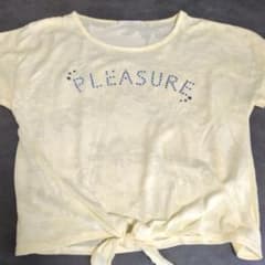 イエロー PLEASURE Tシャツ　140cmのサムネイル