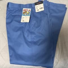 作業着　作業ズボン新品 EARLY BIRD ワークパンツ 85cm ブルーのサムネイル