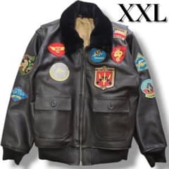 G-1 フライトジャケット XXL 植物タンニン鞣しカウレザーG-1 フライトジャケット M～4XL – quietman