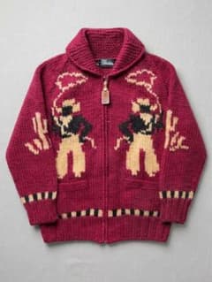 【希少/90s】FIRST DOWN カウチンニット L カウボーイ 赤 ウール 希少/90s】FIRST DOWN カウチンニット L カウボーイ - メルカリ
