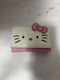 ハローキティ 三つ折り財布 ホワイト/ピンクのサムネイル