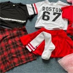 キッズ服　女の子130〜150 まとめ売り　ダンス　衣装　レッスン着のサムネイル
