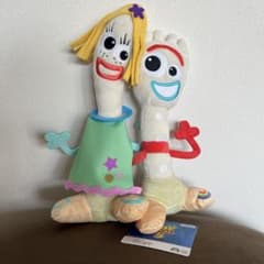 토이 스토리 5 페어 봉제 인형 포키 & 카렌 비벌리