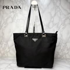 071 美品 PRADA トートバッグ ハンドバッグ 肩掛け 黒 hq6 - メルカリ