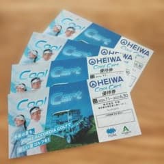 HEIWA 株主優待券8,000円分&Cool Cart優待券４枚 HEIWA Cool Cart 優待券 4枚セット - メルカリ