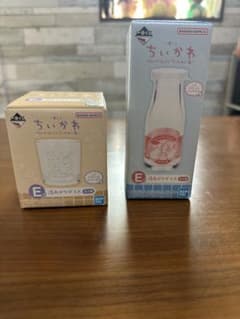 치이카와 이치 반 쿠지 E 상 온천 유리 2 개 세트