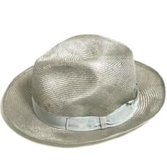 Borsalino ボルサリーノ 帽子 シルバーグレー フェドーラハット - メルカリ