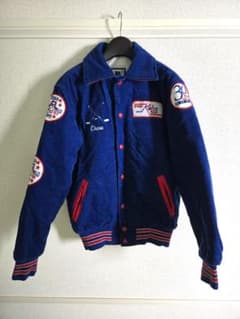 【希少】80s-90s USA製 Rennoc コーデュロイスタジャン フルデコのサムネイル