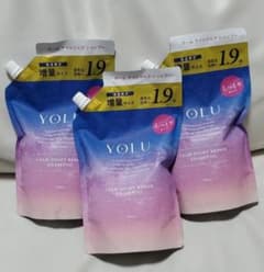 【3袋】YOLU ヨル シャンプー 詰替 760ml 1.9倍 増量 新品未開封のサムネイル