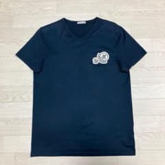 美品　モンクレール　デカワッペン　ポロシャツ　ネイビーS　3S669 中古・古着通販】MONCLER (モンクレール) ロゴワッペンポロシャツ