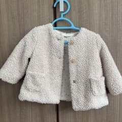 ZARA ボアジャケット アウター 68cm 3-6monthsのサムネイル
