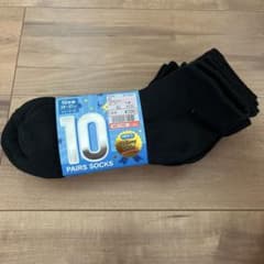しまむら メンズソックス 10足組 25-27cm クォーター丈のサムネイル